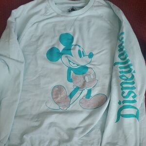Disney Teal Mickey Mouse Crewneck